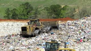 LANDFILL DUMP BEHIND THE SCENES UP CLOSE MrBigTrucks101 [upl. by Naitirb]