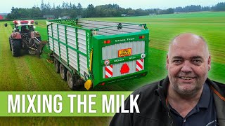 One Man One Tractor  Feeding 1200 COWS EVERYDAY [upl. by Inaflahk]