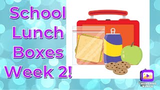 School Lunch Boxes 🍪 Week 2 September 15 2024 [upl. by Priest]