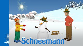 Schneemann  Winterlied von Dolini  Weihnachtslieder zum Mitsingen [upl. by Amari]