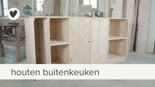 buitenkeuken  diy  vtwonen [upl. by Ardnasac]