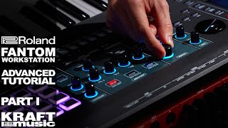 Roland Fantom Music Workstation  Advanced Tutorial with Scott Tibbs Part I [upl. by Rebe]