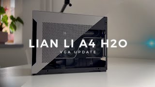 Lian Li A4 H2O VGA Update RTX 3070 Founders Edition Best ITX PC Case [upl. by Cire]