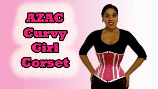 AZAC Curvy Girl Corset Review amp Modification  Lucys Corsetry [upl. by Skardol]