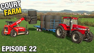 I BUY A LARGE FIELD AND SELL THE SILAGE Court Farm Country Park FS22 Ep 22 [upl. by Yeldar918]