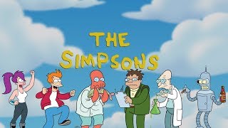 Futurama References in The Simpsons UPDATED [upl. by Gosser]