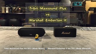 Tribit Maxsound Plus vs Marshall Emberton 2 [upl. by Schilling]