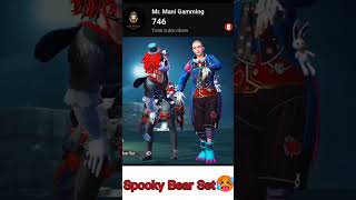 Spooky Bear Set Emote🥵🔥 bgmi subscribe like gogyal anime viralvideo bgmishorts [upl. by Sane]