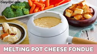 Melting Pot Fondue  Classic Cheese Fondue [upl. by Shiri]