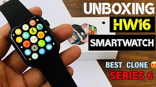 HW16 Smartwatch Series 6 Unboxing amp Review  BEST WATCH 2021 🔥 [upl. by Egief]