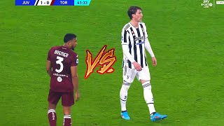 Gleison Bremer vs Vlahovic [upl. by Ahsercel926]