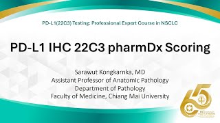 PDL122C3 Immunohistochemistry pharmDx Scoring Dr Sarawut Kongkarnka [upl. by Ylellan632]