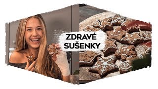 RECEPT NA ZDRAVÉ VÁNOČNÍ SUŠENKY  MÉ VÁNOCE [upl. by Pudendas]