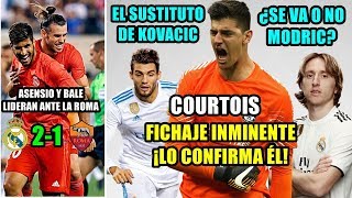 BALE Y ASENSIO DESTACAN ANTE LA ROMA 21  COURTOIS INMINENTE  SUSTITUO DE KOVACIC  ¿Y MODRIC [upl. by Meadows]