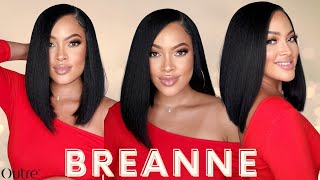 OUTRE BREANNE  UNDER 40 EVERYDAY WIG  OUTRE MELTED HAIRLINE  BEST BOB WIG ft SamsBeauty [upl. by Adolphe272]