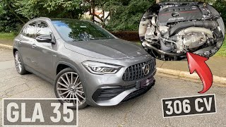 MERCEDESAMG GLA 35 o SUV compacto com 306 cv e tração integral [upl. by Nirek]