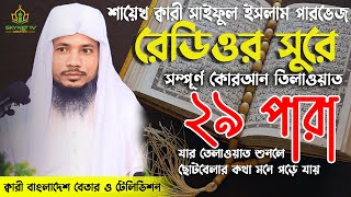 Saiful Islam Parves  Hifzul Quran Tilawat  29 Para  হিফজুল কোরআন  নতুন তেলাওয়াত  Recitation [upl. by Mccartan]