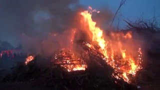 hamburg wohldorf osterfeuer 2016 [upl. by Ynaffat]