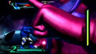 UMvc3 Galactus mode playthrough by Kimerthaimovepaul on ps3 [upl. by Sofie391]