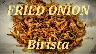 Crispy Fried Onion Recipe  Biryani Fry Onion Recipe  Birista  blendwithsamim [upl. by Thain]