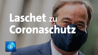 Ministerpräsident Laschet äußert sich zur Coronaschutzverordnung [upl. by Ydiarf80]