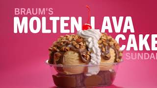 Braums Molten Lava Cake Fancy Sundae  2024 [upl. by Lowndes]