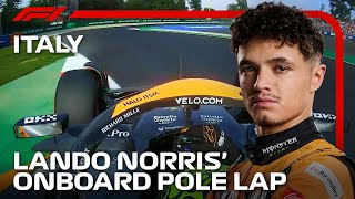 Lando Norris’ Pole Lap  2024 Italian Grand Prix  Pirelli [upl. by Merci]