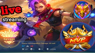 PUSH MMR ZILONG IXIA mobile legends 🔥 [upl. by Sosanna]