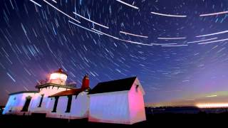 Northern Lights at West Point Lighthouse Seattle [upl. by Nakhsa]