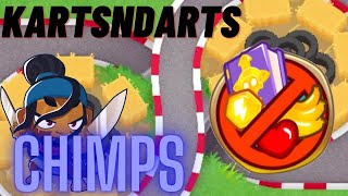 BTD6 KartsNDarts Chimps Tutorial  Easy To Follow  NO RNG  No Abilities  Black Border [upl. by Maggs]