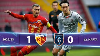 Kayserispor  Başakşehir 10 HighlightsÖzet  Spor Toto Süper Lig  202223 [upl. by Eugor]