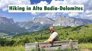 Hiking from Corvara in Alta Badia  South Tyrol Dolomites Italy Ideal mountain holiday destination [upl. by Ilarin]