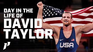 Day In The Life of Olympic Wrestling Champion David Taylor [upl. by Ehtyde]