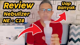 Review Nebulizer Omron NEC28 Dan Test Uap Dengan Sample Obat  Alat Kesehatan [upl. by Cir]