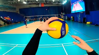 Volleyball first person  Wing Spiker  Highlights  VC Fakel POV [upl. by Sig]