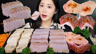 홍어 삼합💖홍어묵은지와 수육 그리고 막걸리✨홍어애아가미 홍어 먹방😋 Fermented Skate ホンオフェ  eating show  asmr mukbang korean [upl. by Jangro]