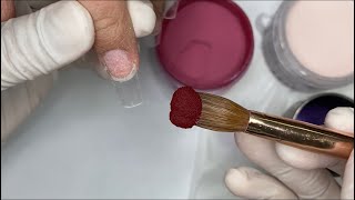 Acrylic New Designs  Nail Polish  Nails Tutorial [upl. by Roots]