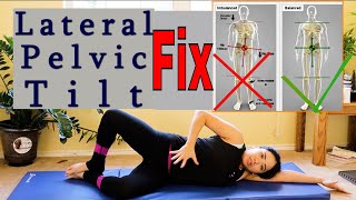 Lateral Pelvic Tilt Quick Pilates Daily Corrective Pelvic Stabilization Exercises [upl. by Hersch]