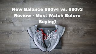 New Balance 990v4 vs 990v3 Review  Must Watch Before Buying [upl. by Engenia938]