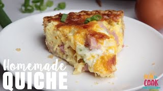 Easy Classic Quiche Recipe StepbyStep  HowToCookRecipes [upl. by Sirk948]