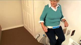 Handicare Stairlifts Powered Swivel Smart Seat [upl. by Attela]