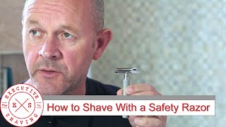 Tutorial Learn How To Shave With a Safety Razor [upl. by Sarajane]