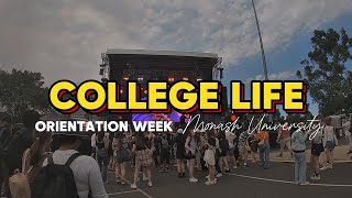 COLLEGE LIFE DETAIL OF THE ORIENTATION WEEK AT MONASH UNIVERSITY FOR BACHELOR AND MASTER DEGREE [upl. by Booth]