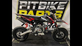 Symotos SYK140 Twin Front Disc 140cc Supermoto Pit Bike Walk Around [upl. by Niatsirhc355]