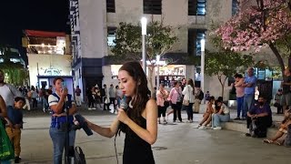 El Salvador Cantantes en vivo en plazas al aire libre Olor a Níspero está en vivo [upl. by Clari]