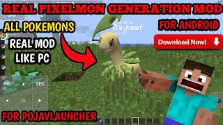 PLAY PIXELMON GENERATIONS ON ANDROID  PIXELMON MOD ON POJAVLAUNCHER [upl. by Bigelow]