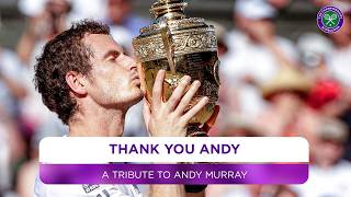 Thank You Andy  An emotional tribute to Andy Murray  A true Wimbledon Champion [upl. by Topliffe756]