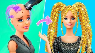 Barbie en LOL Transformatie  30 DIYs Voor Poppen [upl. by Hairim]