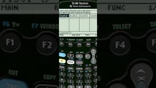 TI89 2SampFTest test of population variances and inverse F [upl. by Armitage624]