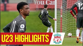 U23 Highlights Liverpool 36 Manchester United  The Academy [upl. by Oman755]